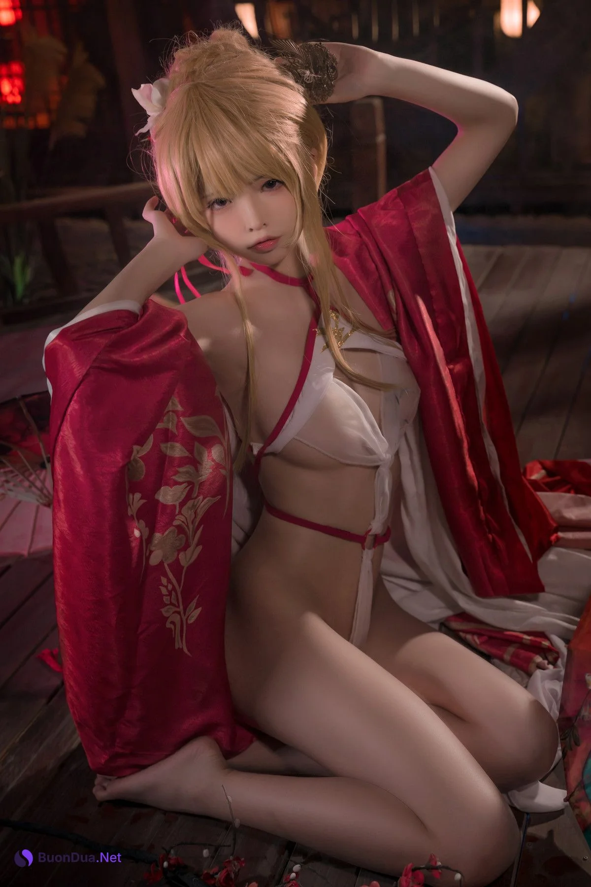 可可老师 Cosplay 碧蓝航线 光荣旗袍 - Photo 15