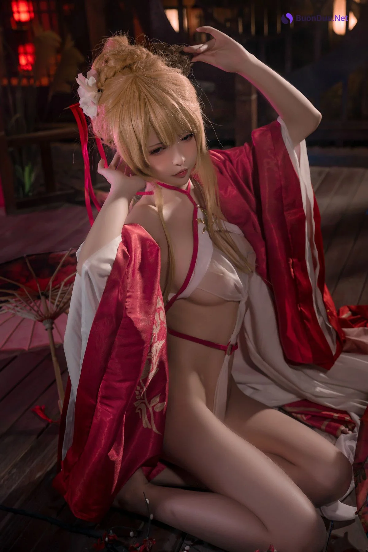 可可老师 Cosplay 碧蓝航线 光荣旗袍 - Photo 16