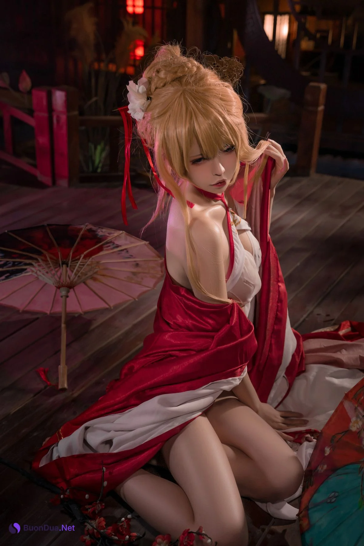 可可老师 Cosplay 碧蓝航线 光荣旗袍 - Photo 17