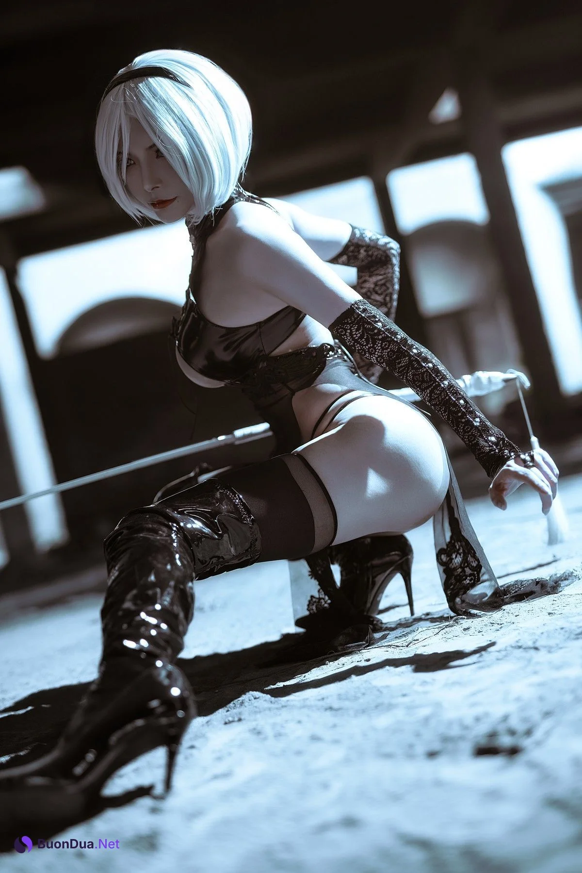 夏小秋秋秋 Cosplay 2B ニーア オートマタ - Photo 6