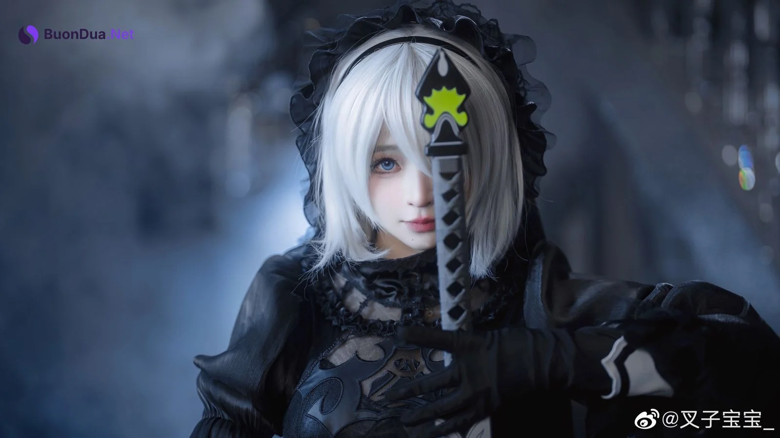 叉子宝宝 Cosplay 2B 尼尔机械纪元 - Photo 17