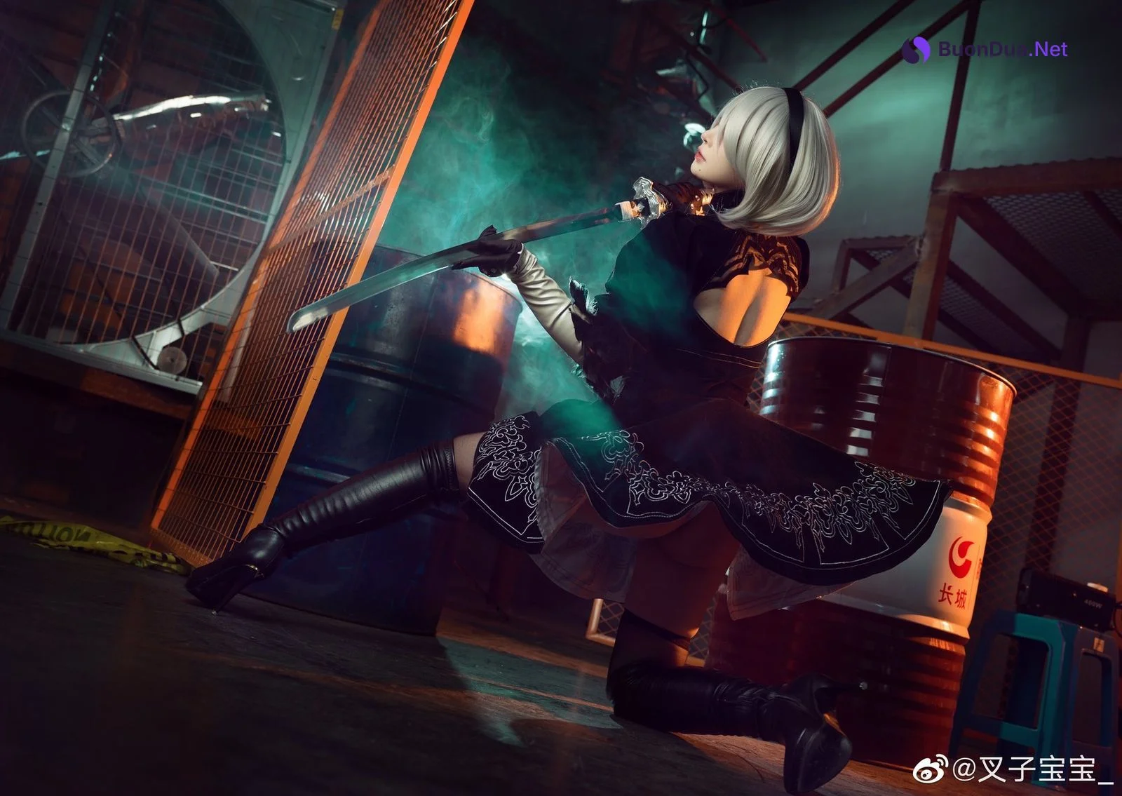 叉子宝宝 Cosplay 2B 尼尔机械纪元 - Photo 7