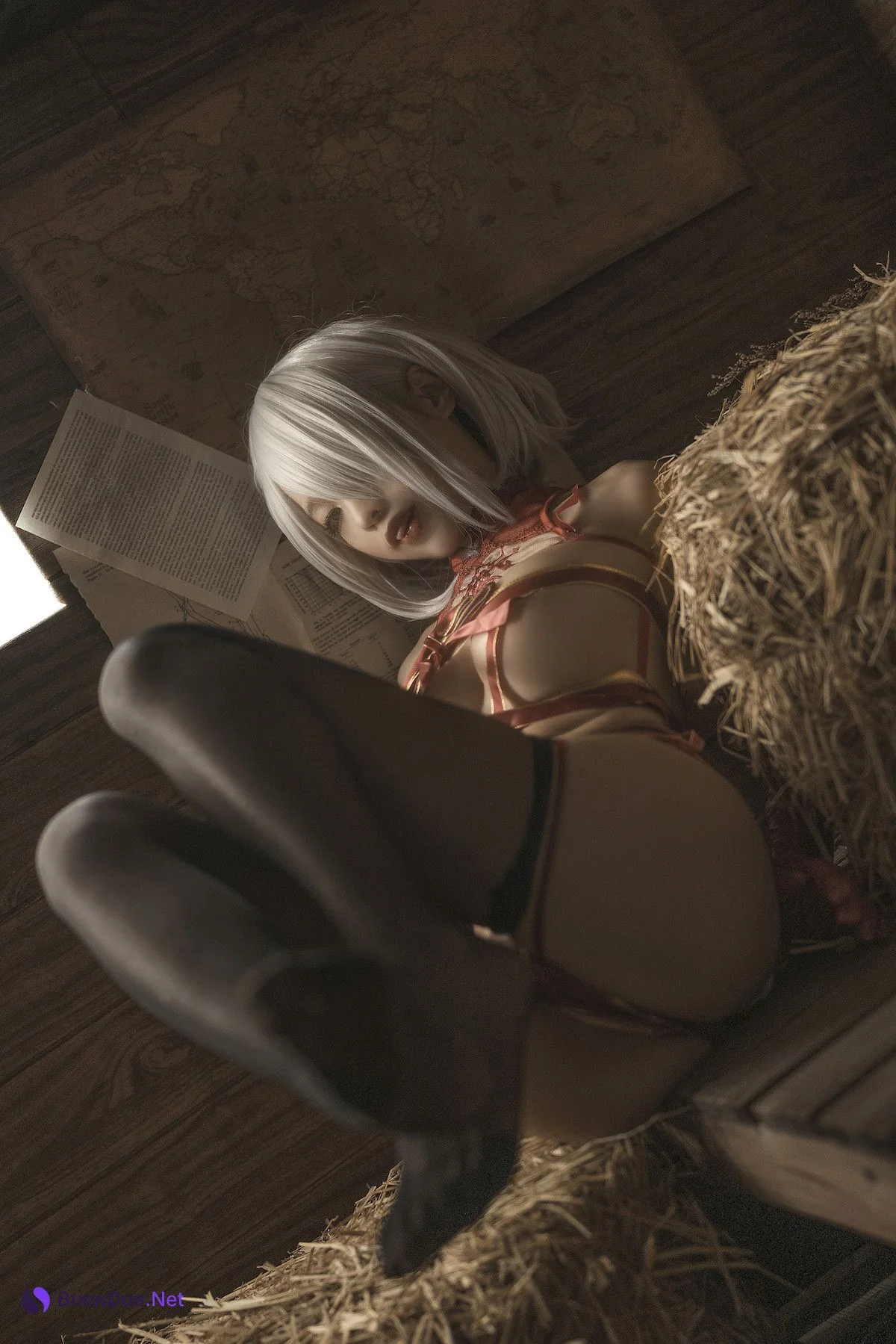 蠢沫沫 Cosplay 2B 圣诞 Christmas - Photo 12