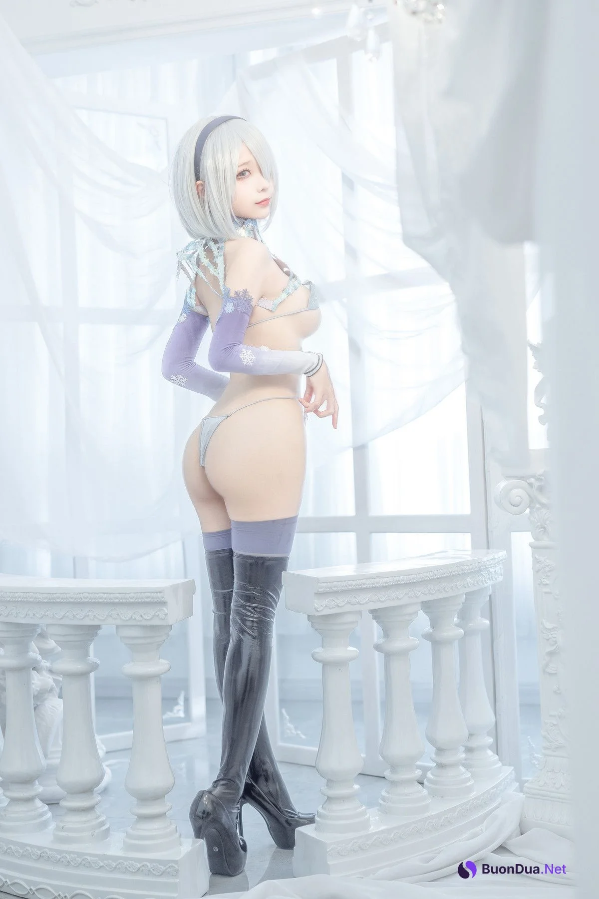 蠢沫沫 Cosplay 2b 冰雪 ice and snow - Photo 12
