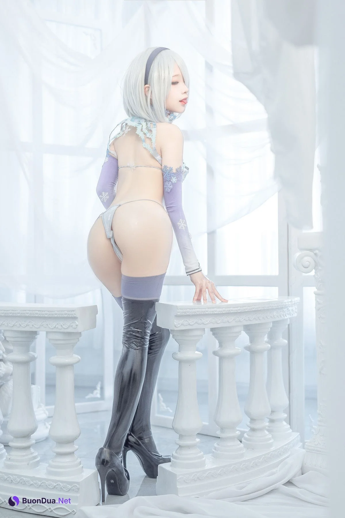 蠢沫沫 Cosplay 2b 冰雪 ice and snow - Photo 14