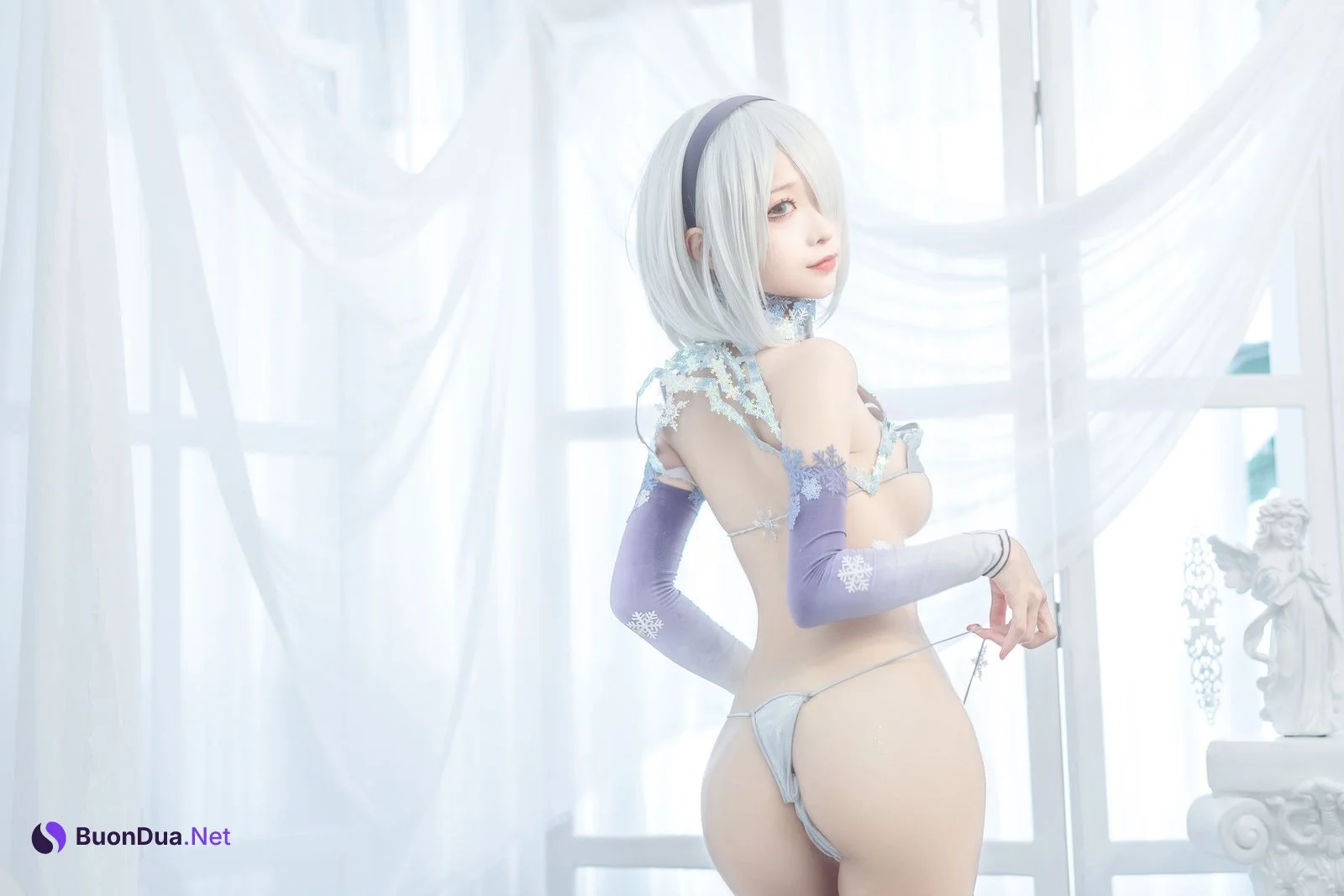 蠢沫沫 Cosplay 2b 冰雪 ice and snow - Photo 15