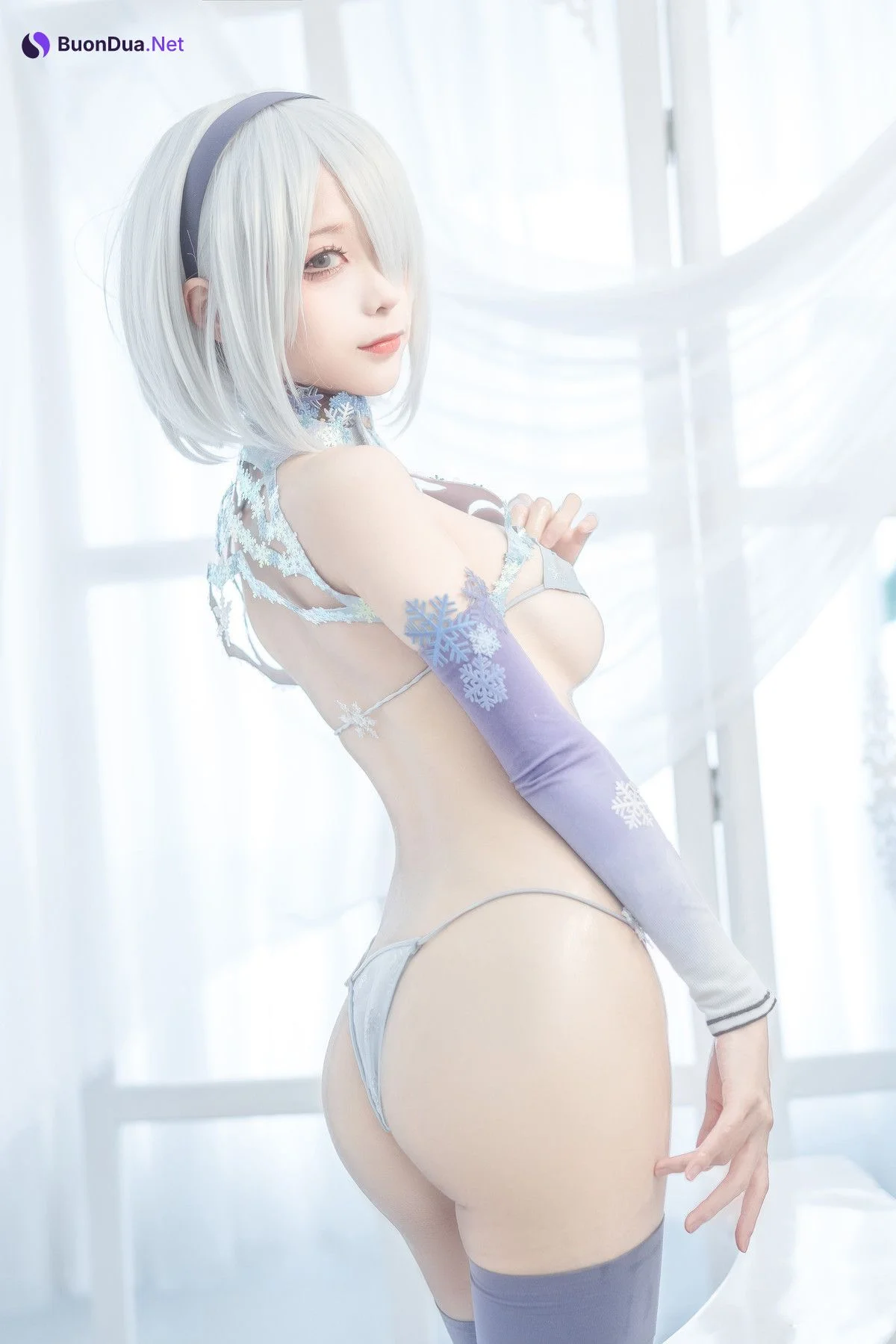 蠢沫沫 Cosplay 2b 冰雪 ice and snow - Photo 16