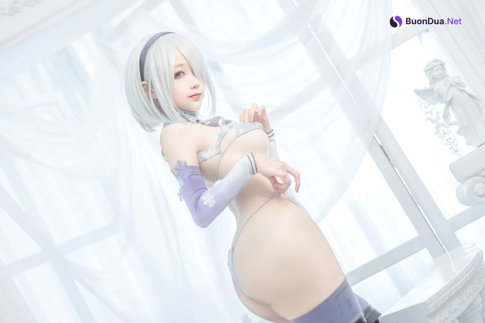 蠢沫沫 Cosplay 2b 冰雪 ice and snow - Photo 17