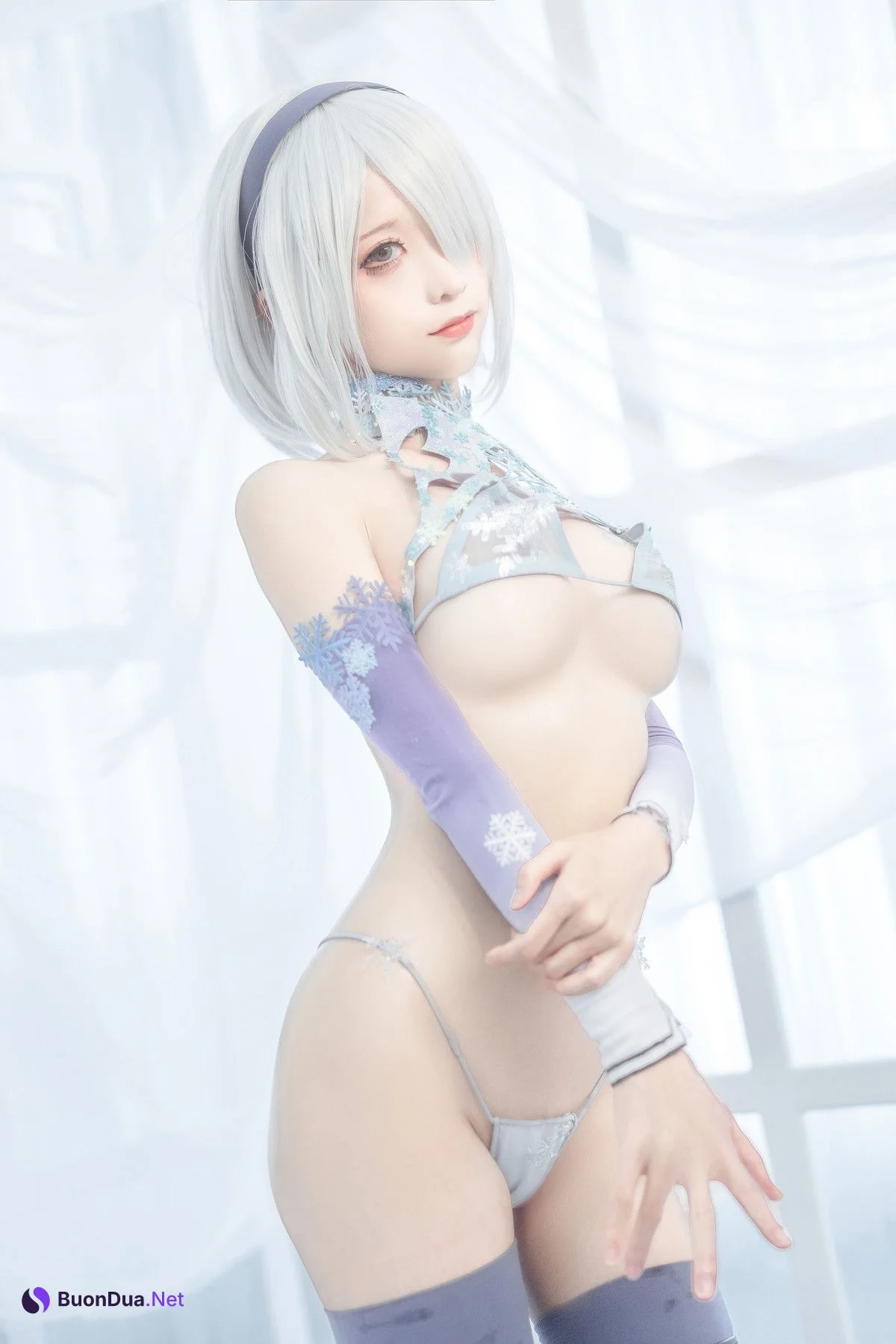 蠢沫沫 Cosplay 2b 冰雪 ice and snow - Photo 19
