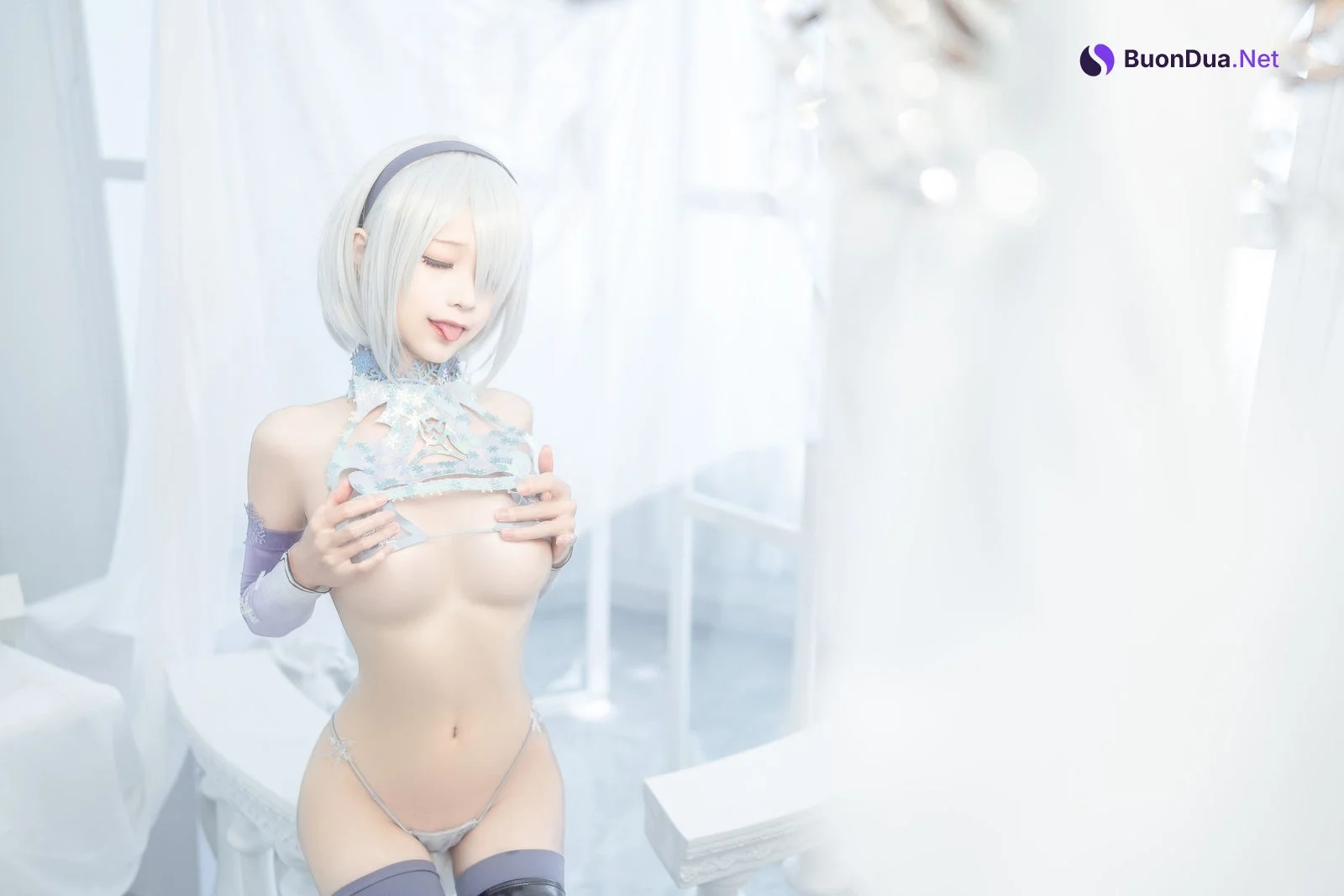 蠢沫沫 Cosplay 2b 冰雪 ice and snow - Photo 6