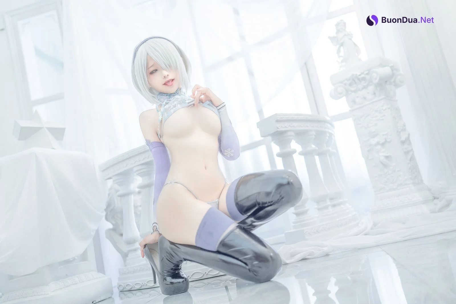 蠢沫沫 Cosplay 2b 冰雪 ice and snow - Photo 9