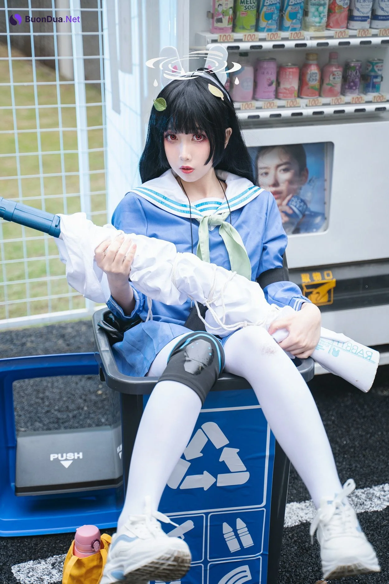 Cosplay 小和甜酒 蔚蓝档案 霞沢美游 - Photo 11