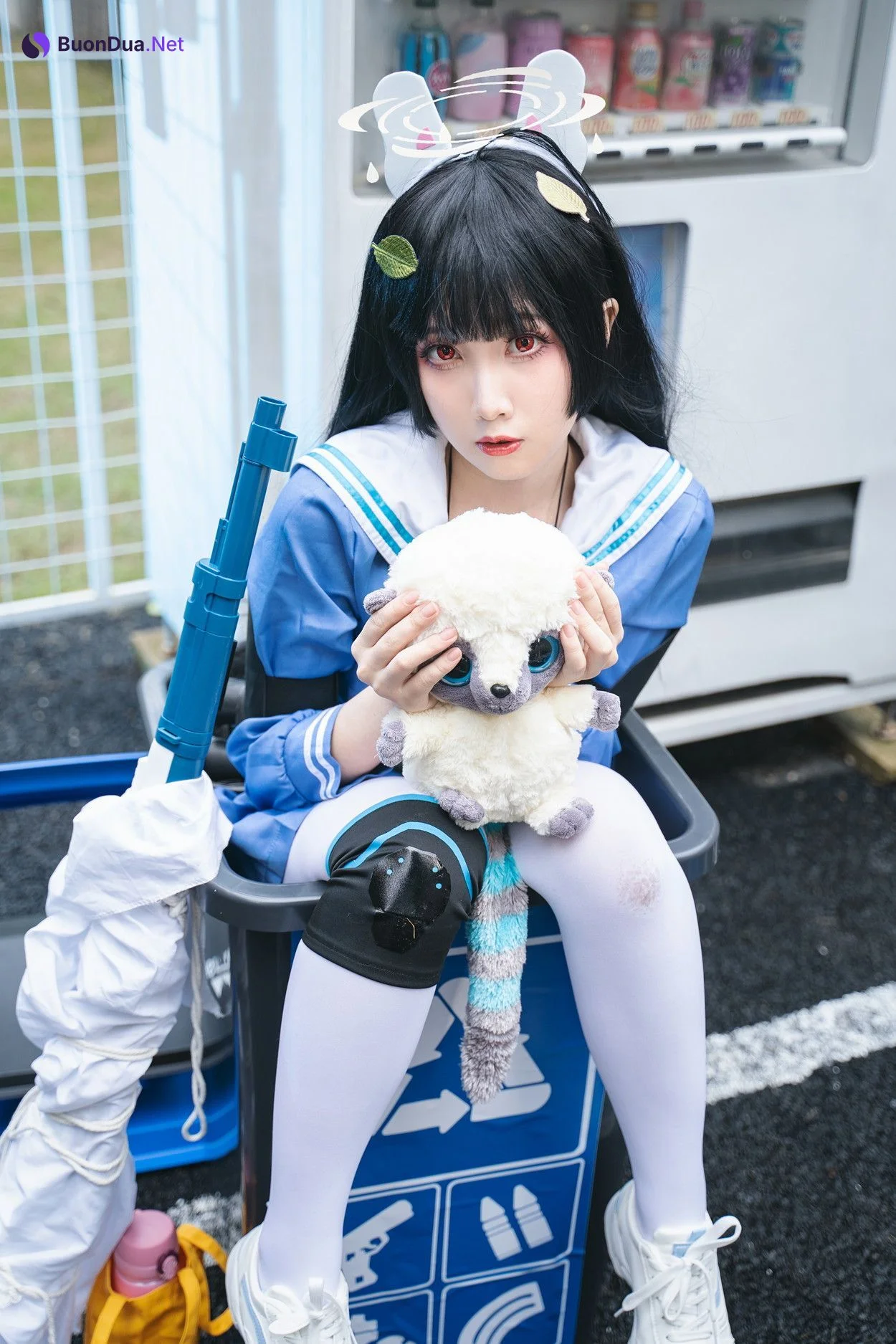 Cosplay 小和甜酒 蔚蓝档案 霞沢美游 - Photo 12