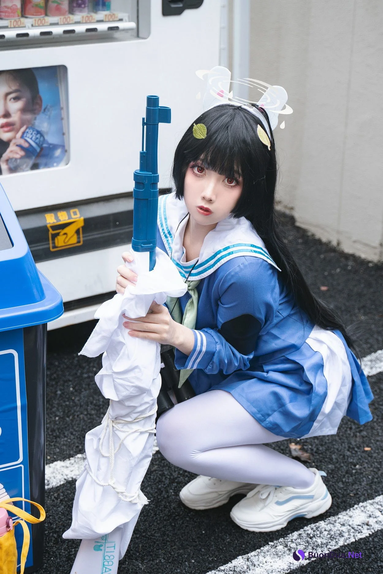 Cosplay 小和甜酒 蔚蓝档案 霞沢美游 - Photo 4