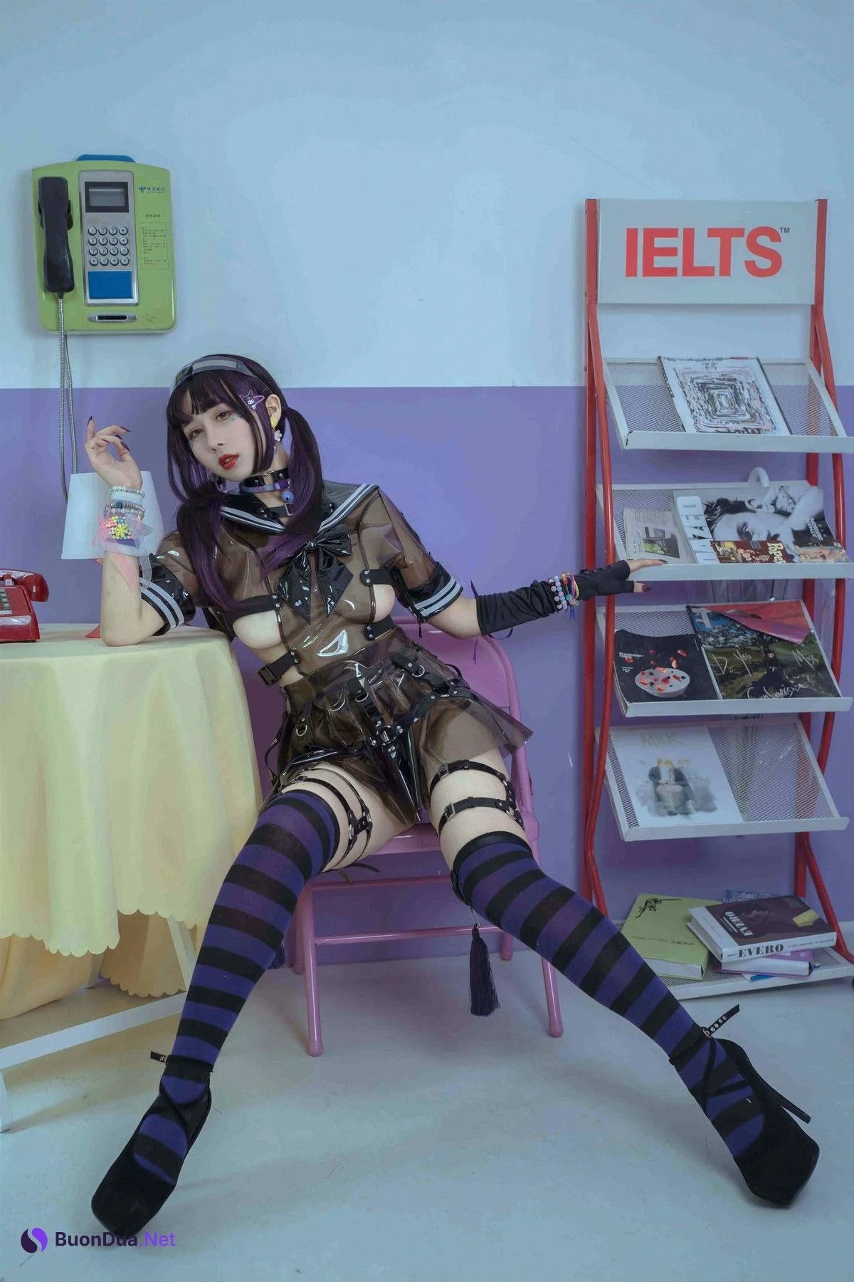 Cosplay 云溪溪 奶桃桃 幻想学院 - Photo 2