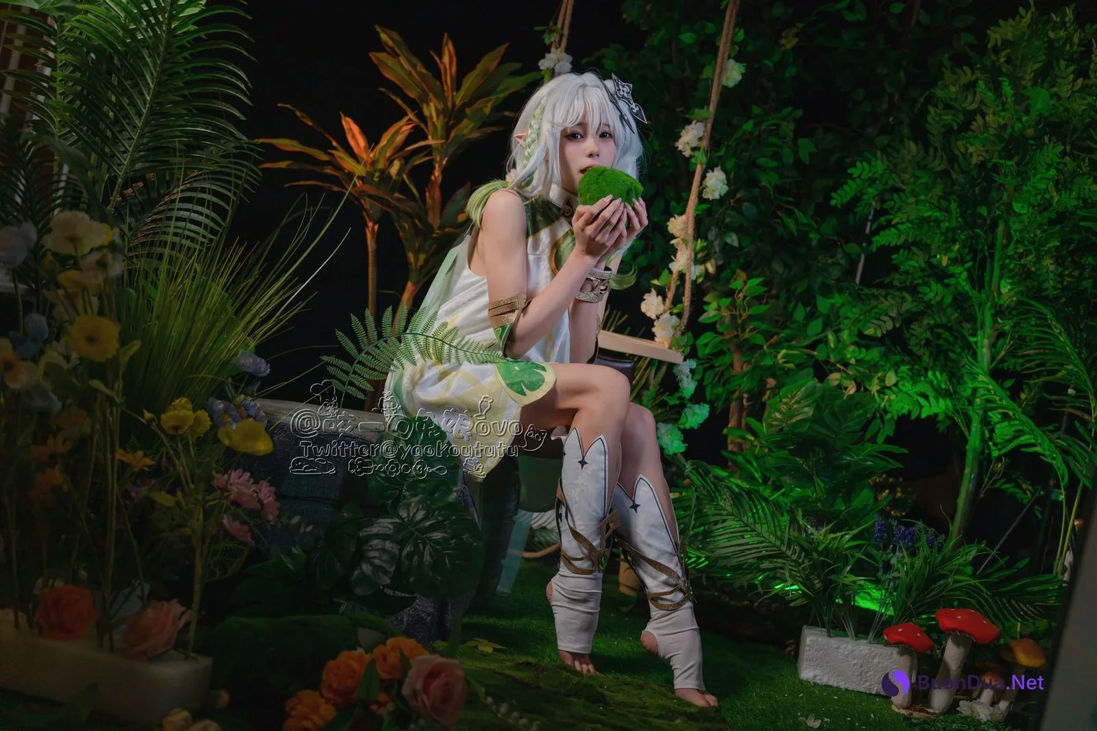 Cosplay 黏黏团子兔 万年萝莉纳西妲 - Photo 11