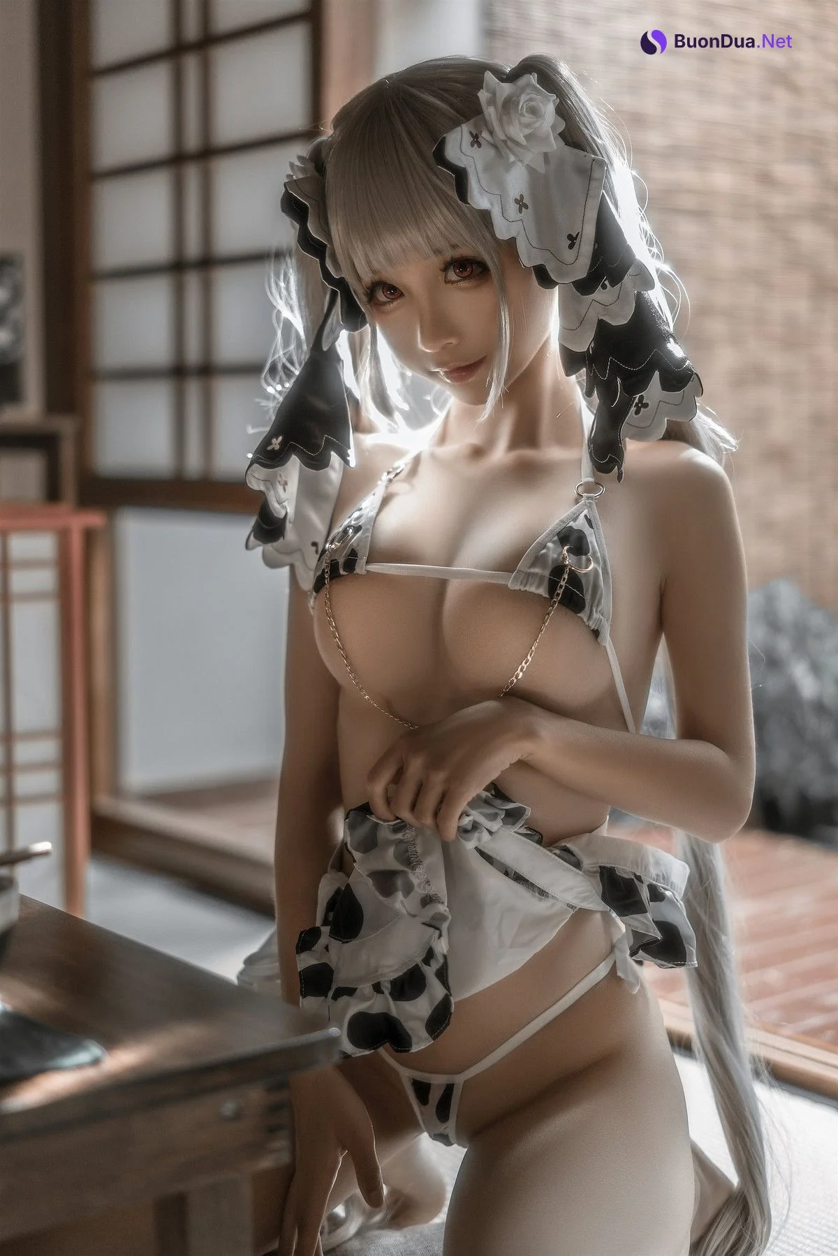 蠢沫沫 Cosplay 可畏婚纱绅士版 - Photo 13