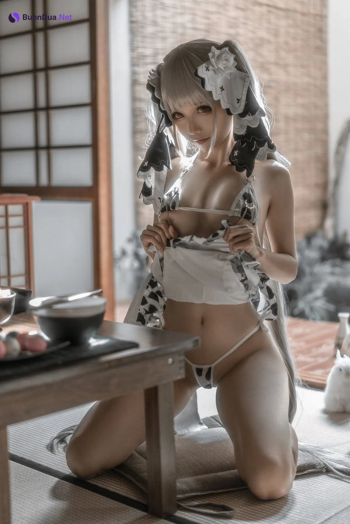 蠢沫沫 Cosplay 可畏婚纱绅士版 - Photo 15