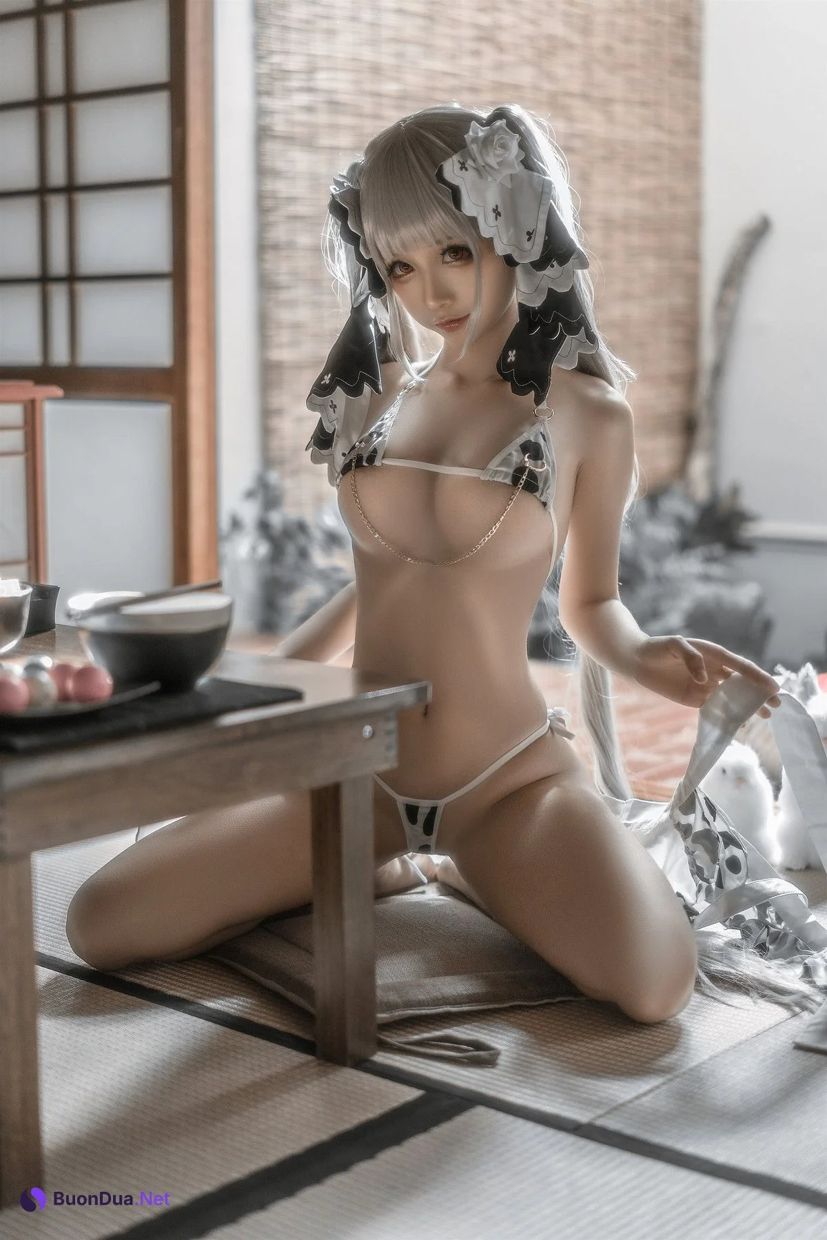 蠢沫沫 Cosplay 可畏婚纱绅士版 - Photo 16