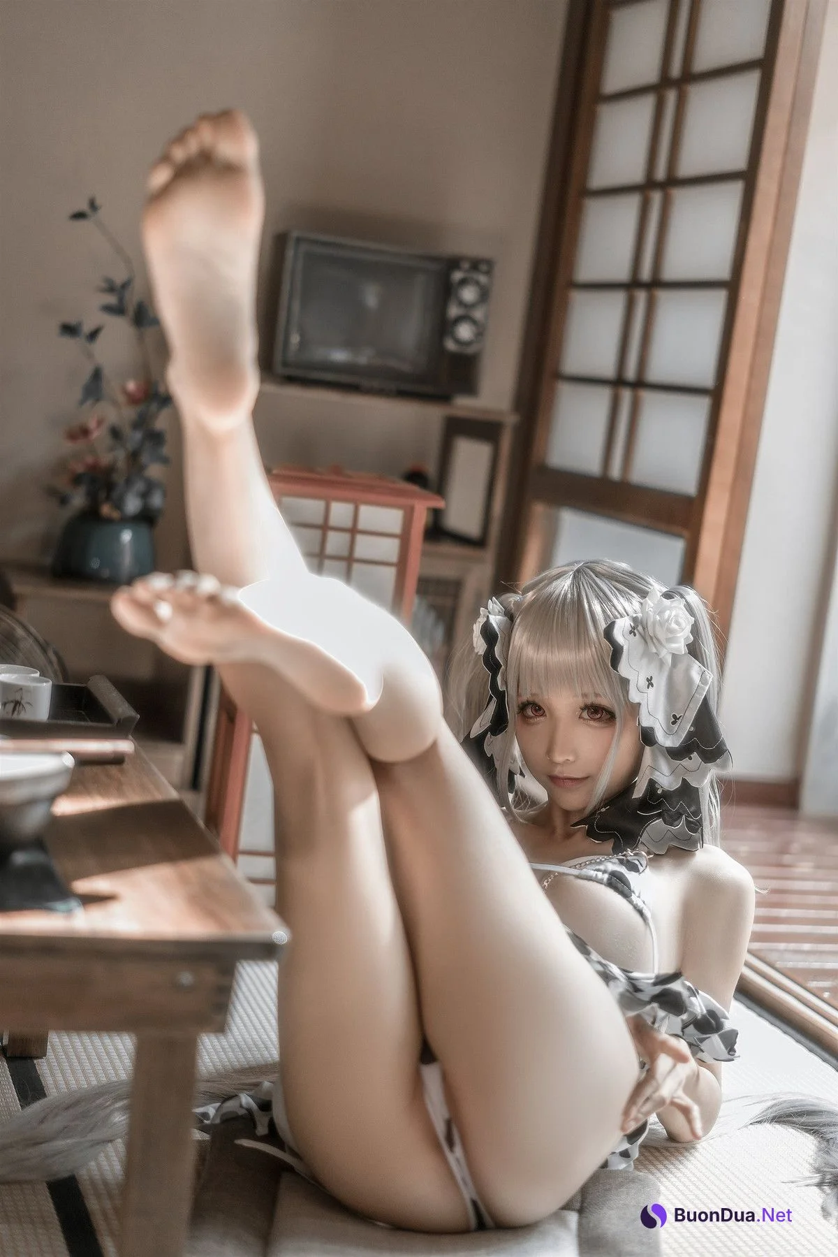 蠢沫沫 Cosplay 可畏婚纱绅士版 - Photo 7