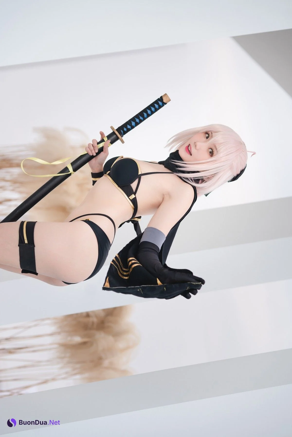 Cosplay 瓜希酱 总司 水着 - Photo 4