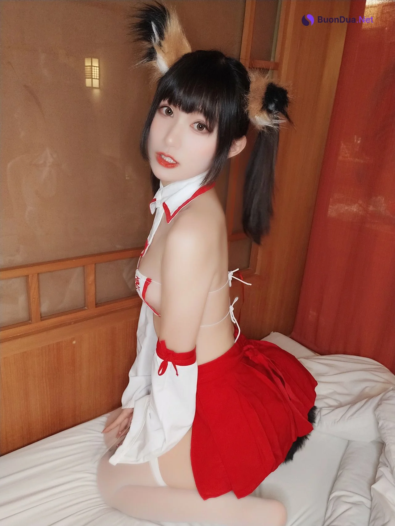 Cosplay 木之本果 自撮り 神社の巫女 - Photo 12