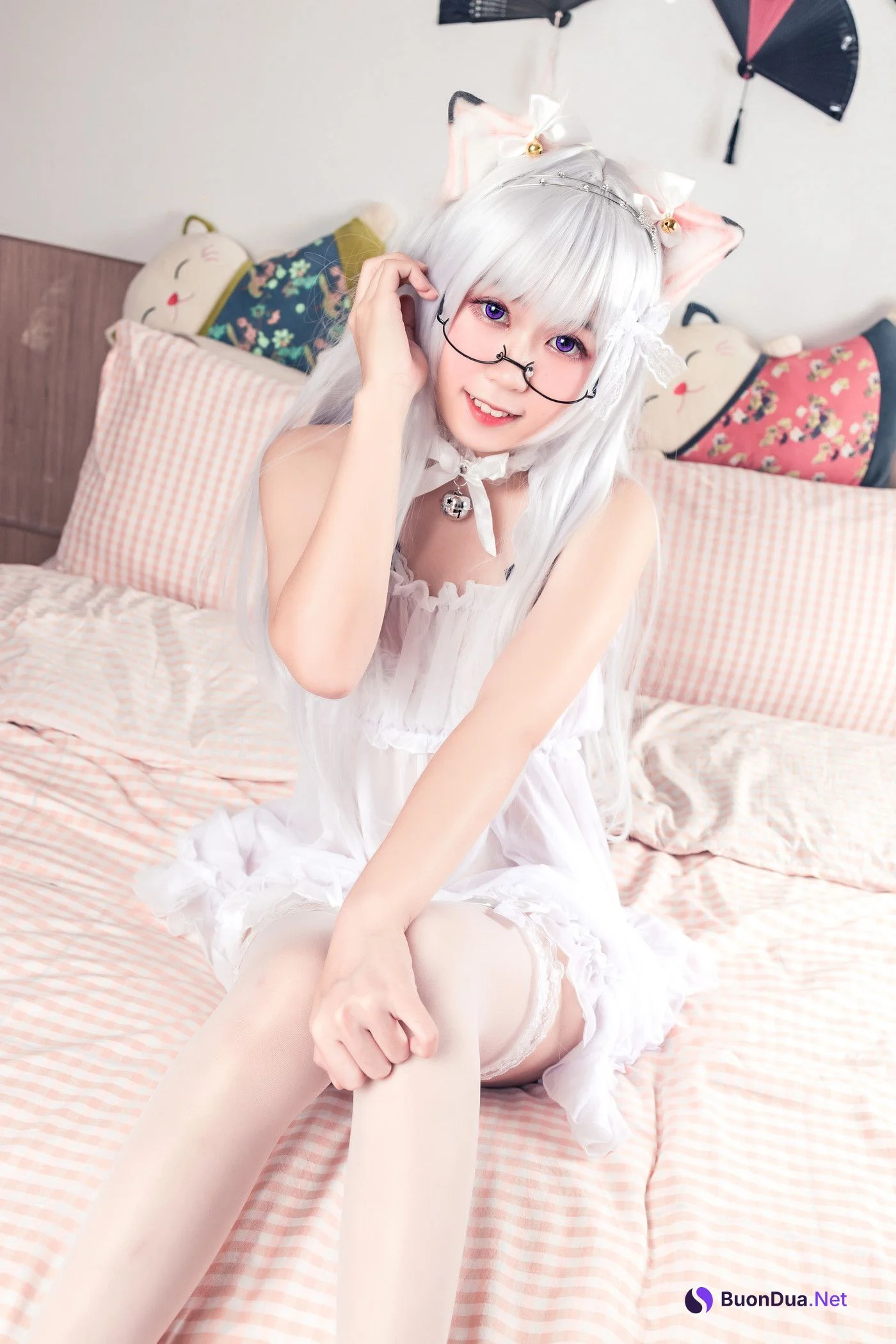 Cosplay 流年不停 白色睡衣 - Photo 17