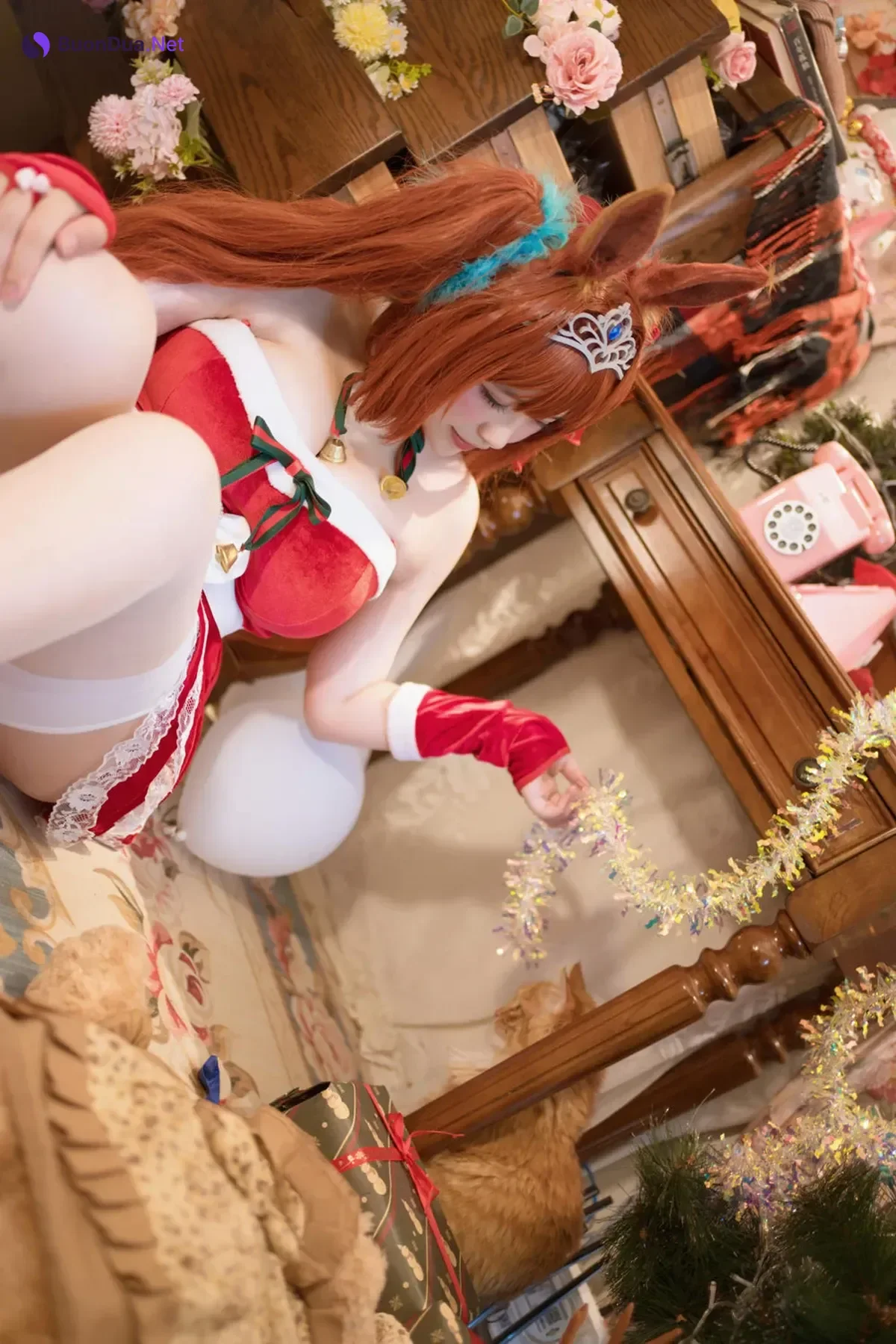 Cosplay 阿半今天很开心 – 赛马娘 大和赤骥·绯红的星落之夜 - Photo 15
