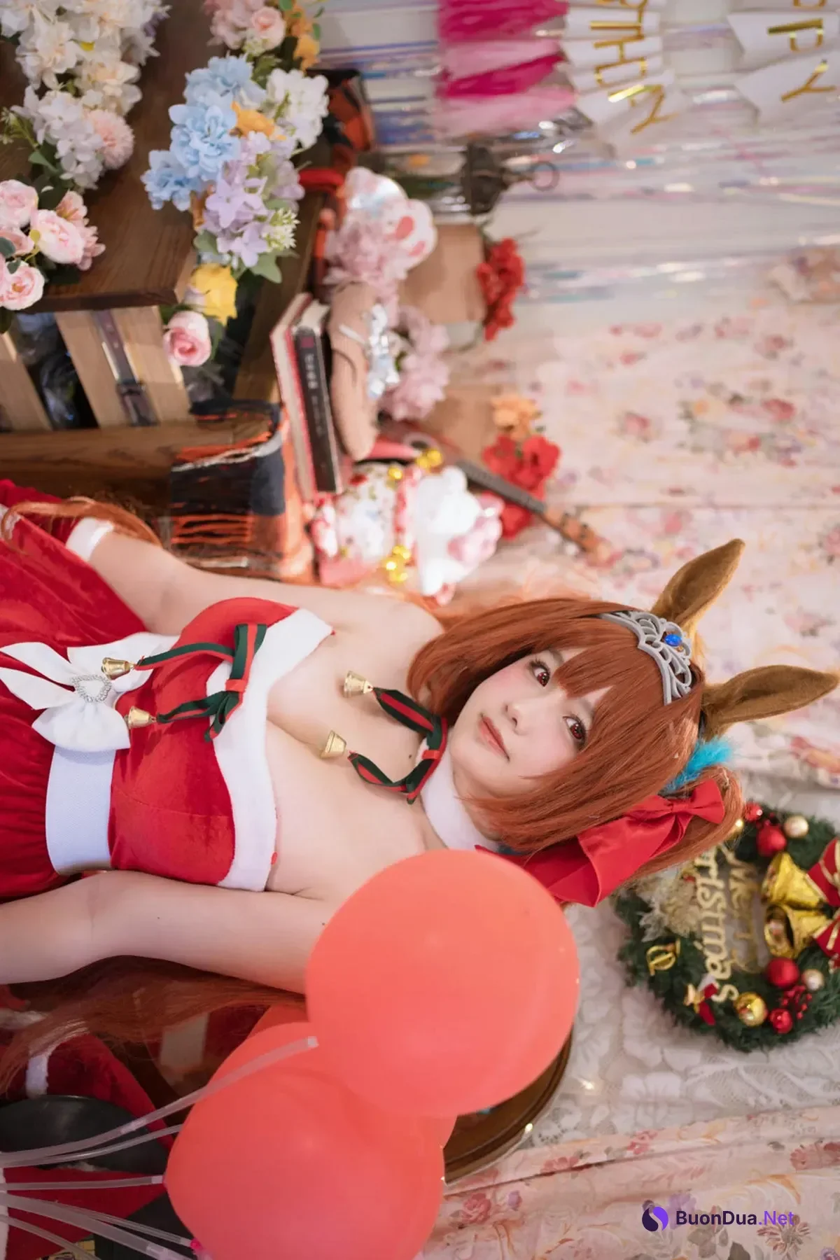 Cosplay 阿半今天很开心 – 赛马娘 大和赤骥·绯红的星落之夜 - Photo 6