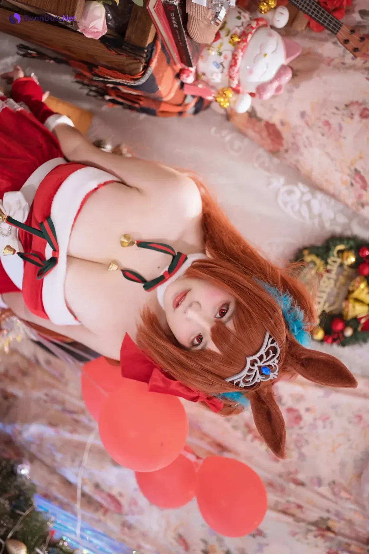 Cosplay 阿半今天很开心 – 赛马娘 大和赤骥·绯红的星落之夜 - Photo 7