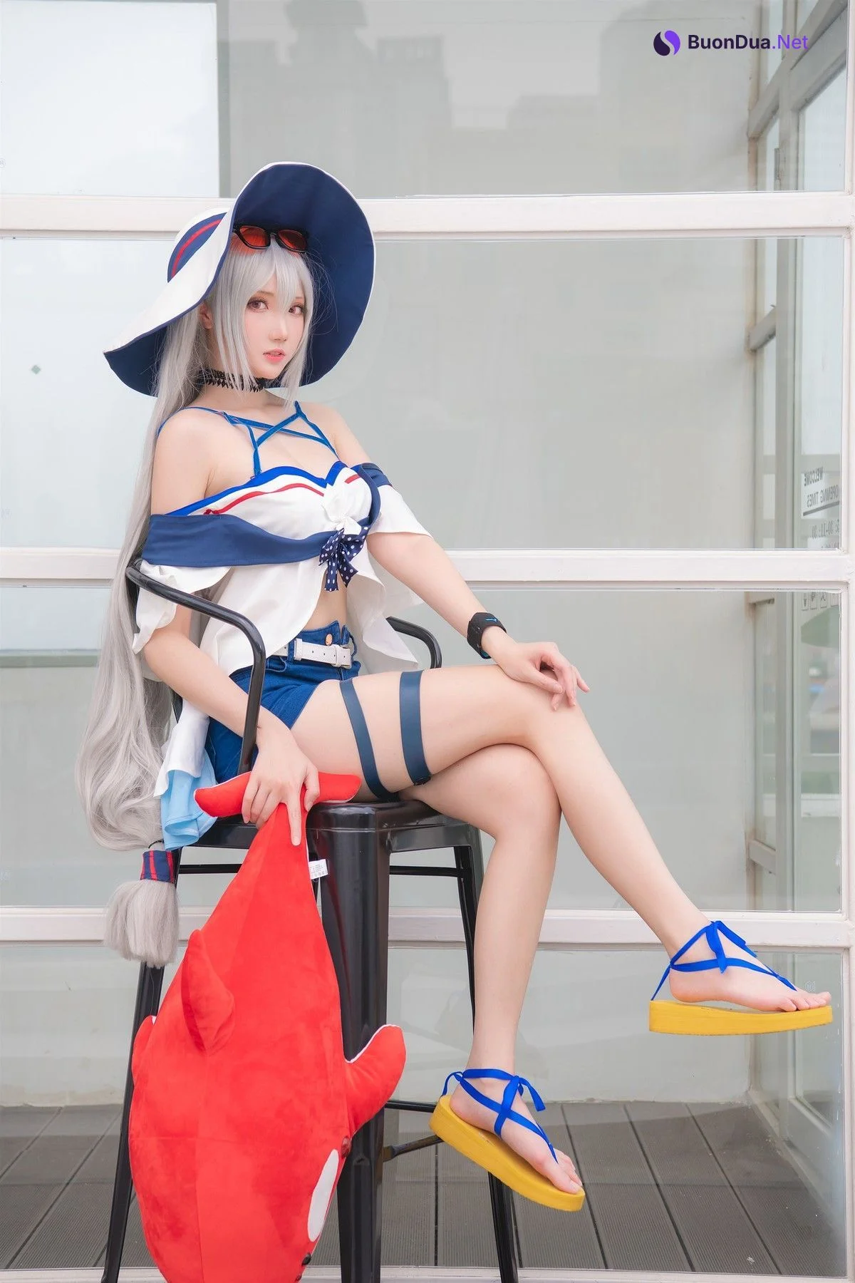 Cosplay 瓜希酱 斯卡蒂 - Photo 12