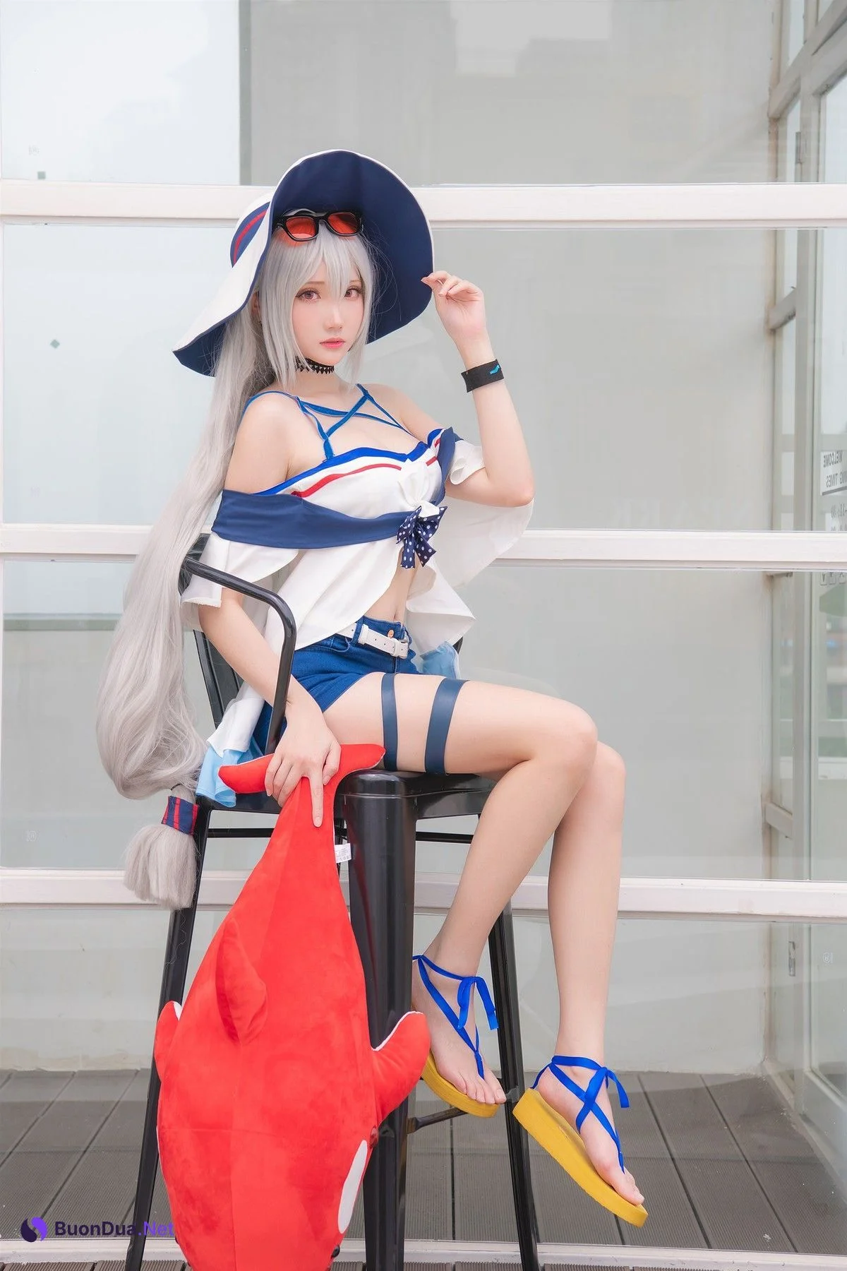 Cosplay 瓜希酱 斯卡蒂 - Photo 13