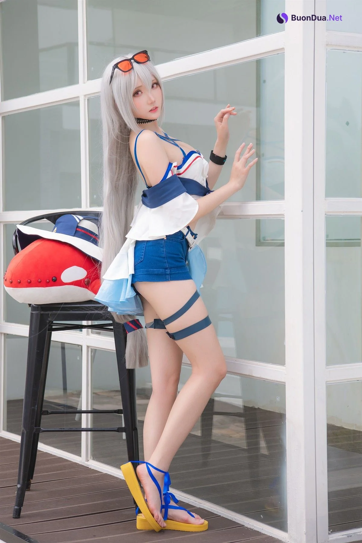 Cosplay 瓜希酱 斯卡蒂 - Photo 14