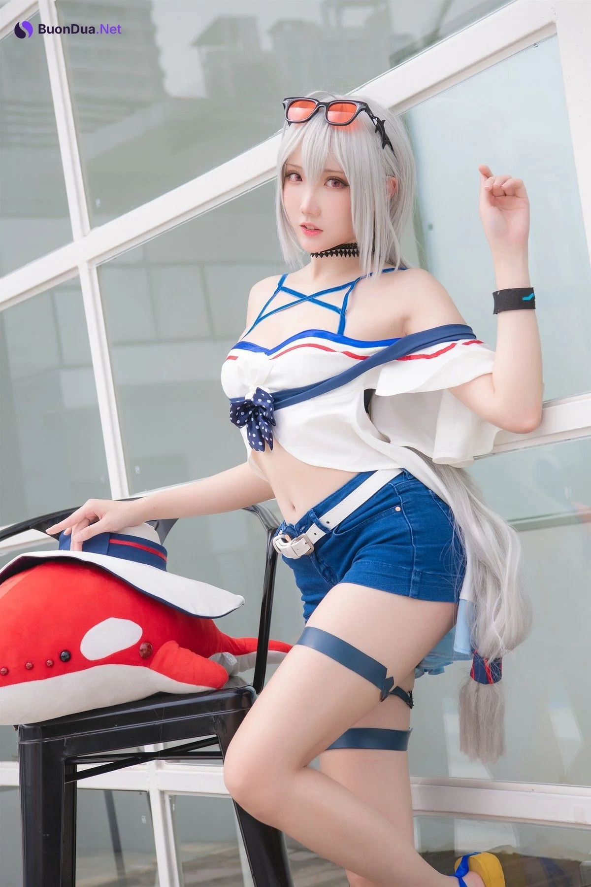 Cosplay 瓜希酱 斯卡蒂 - Photo 15