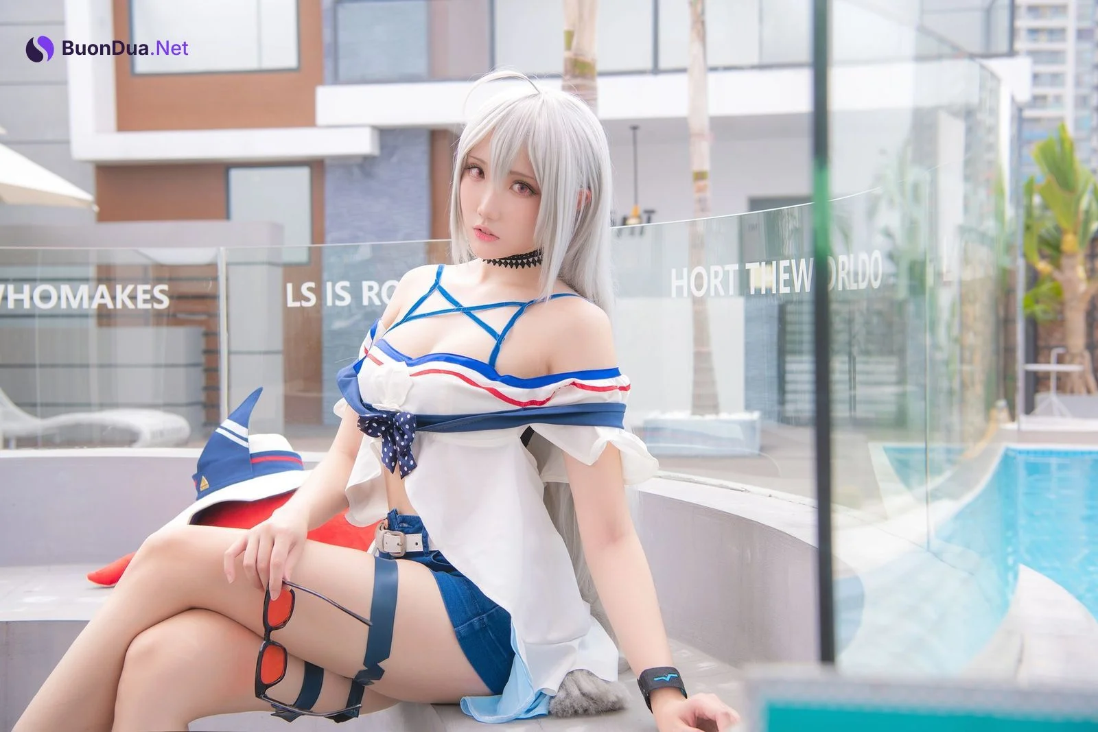Cosplay 瓜希酱 斯卡蒂 - Photo 17