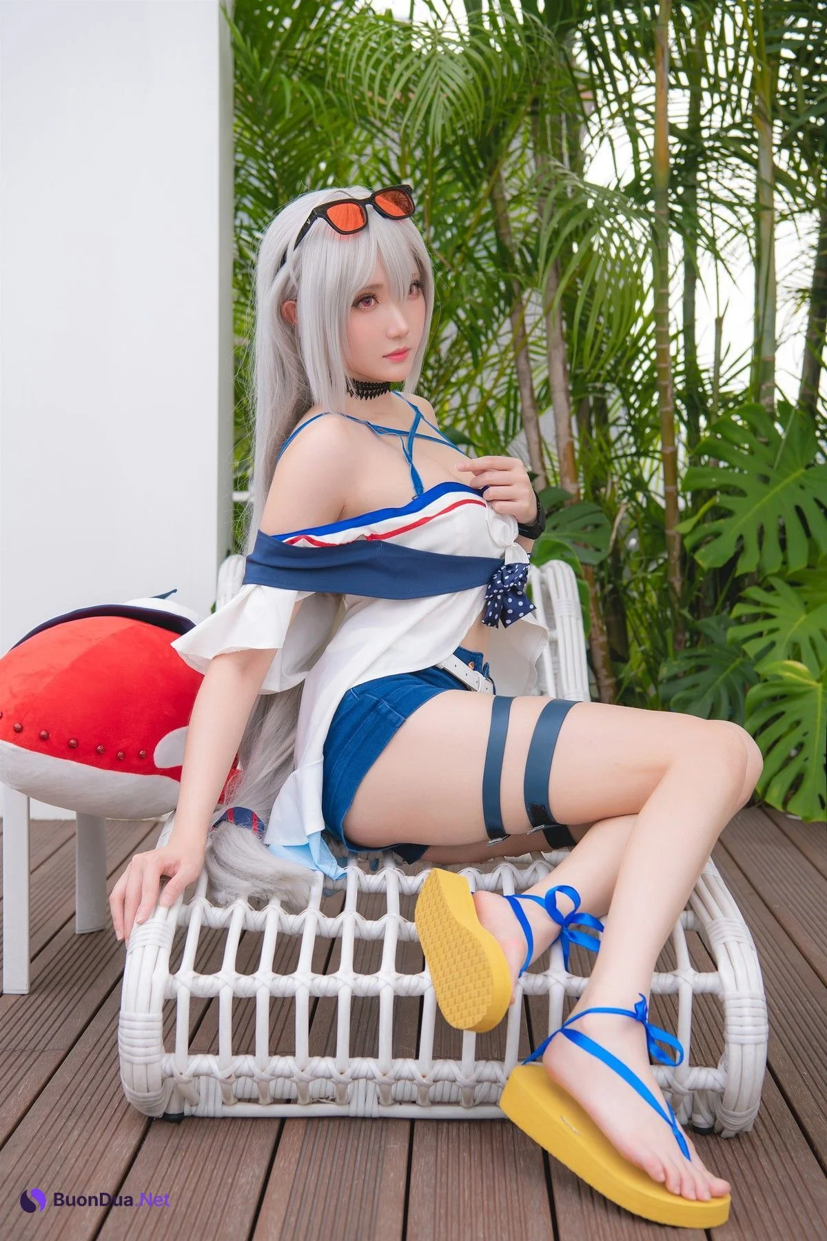 Cosplay 瓜希酱 斯卡蒂 - Photo 3