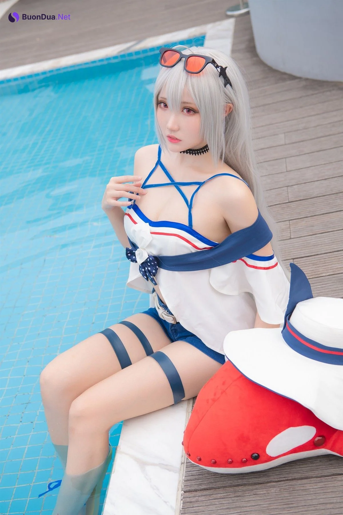 Cosplay 瓜希酱 斯卡蒂 - Photo 5