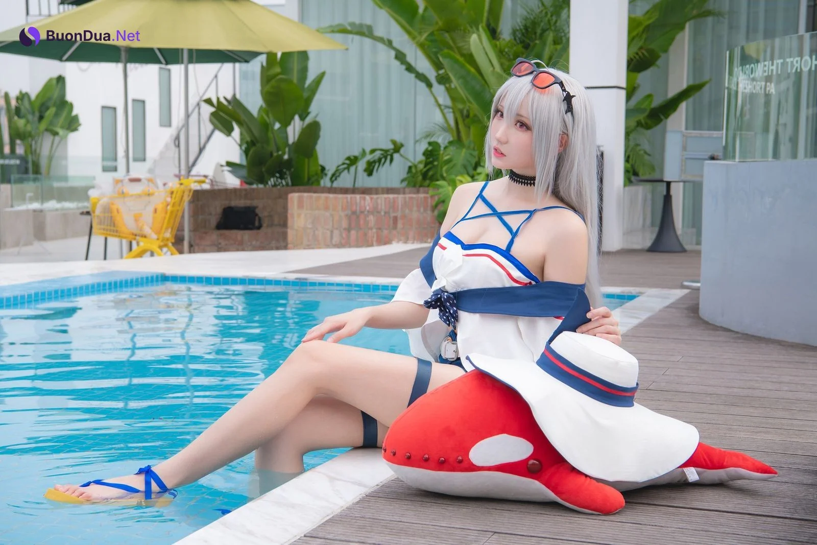 Cosplay 瓜希酱 斯卡蒂 - Photo 6