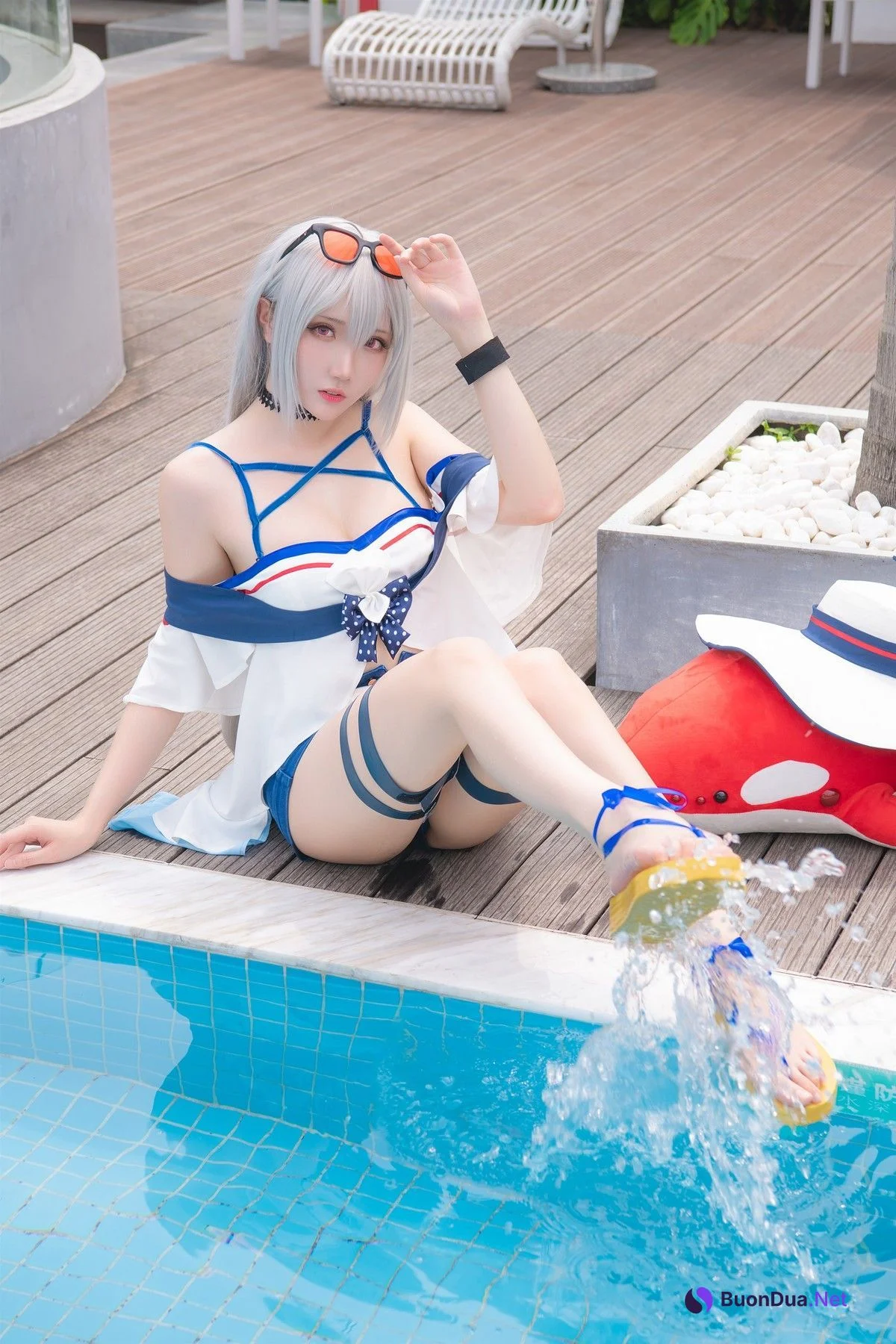 Cosplay 瓜希酱 斯卡蒂 - Photo 9