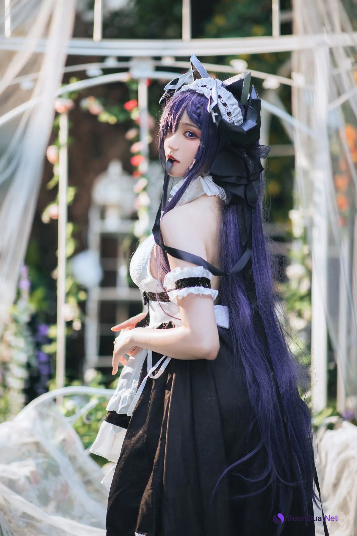 Cosplay 瓜希酱 碧蓝航线 奥古斯特女仆 - Photo 16