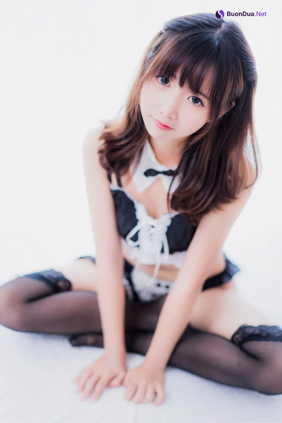 Cosplay 面饼仙儿 黑丝女仆私房 - Photo 19
