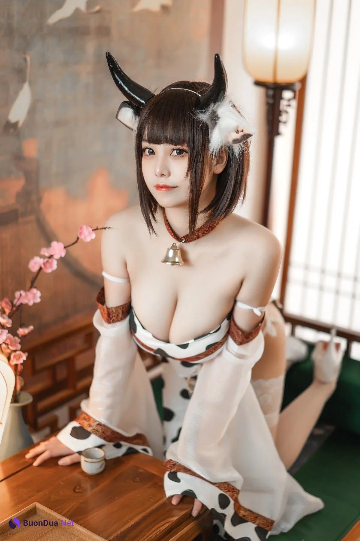 蜜汁猫裘 Cosplay 奶牛 - รูปภาพ 13