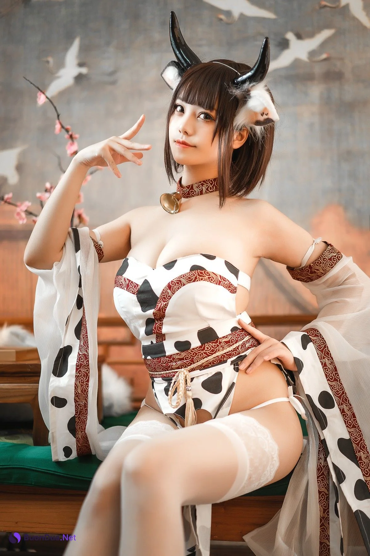 蜜汁猫裘 Cosplay 奶牛 - รูปภาพ 5