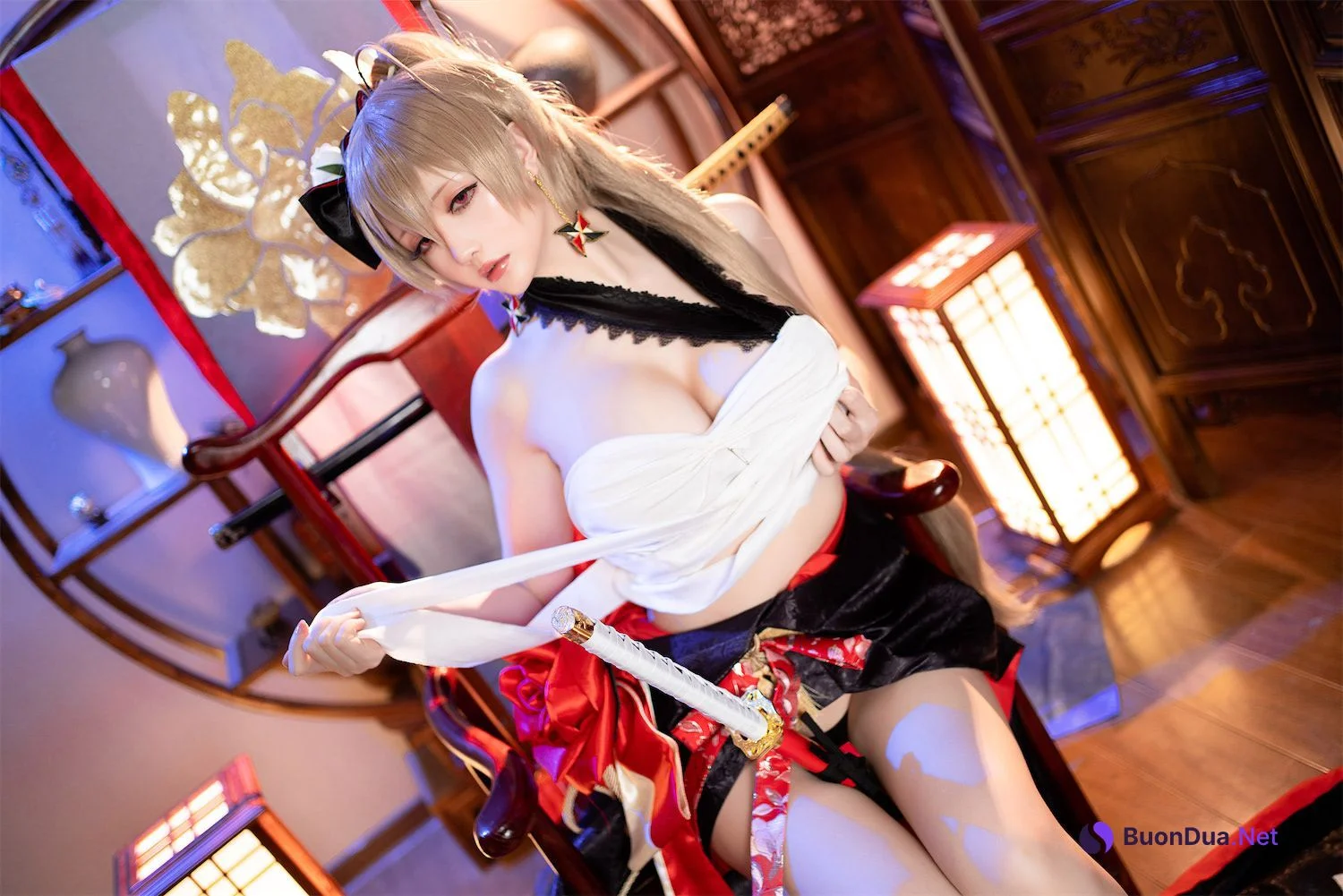 星之迟迟 Cosplay 碧蓝航线让巴 - Photo 7