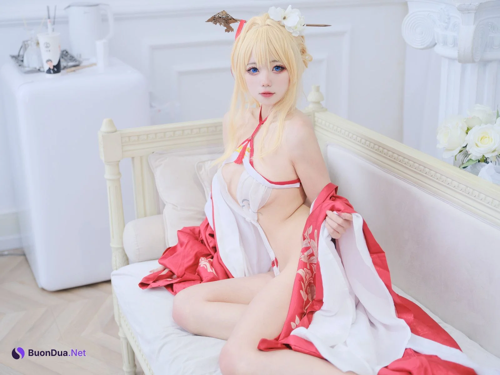 Cosplay 黏黏团子兔 光荣凉夜春雪新年 - Photo 2