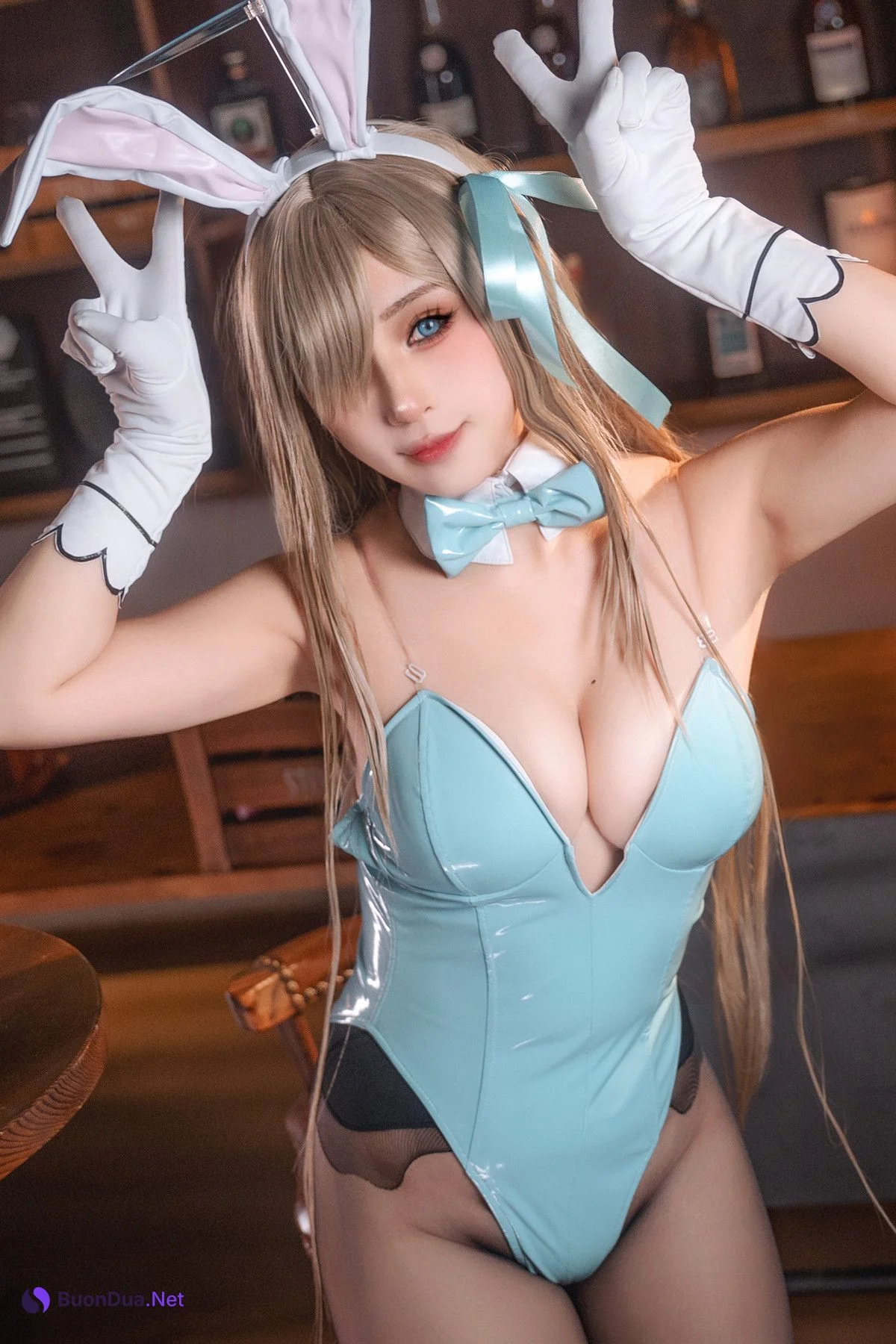 Cosplay 懵懵懵白日梦 – 明日奈兔女郎 - Photo 17