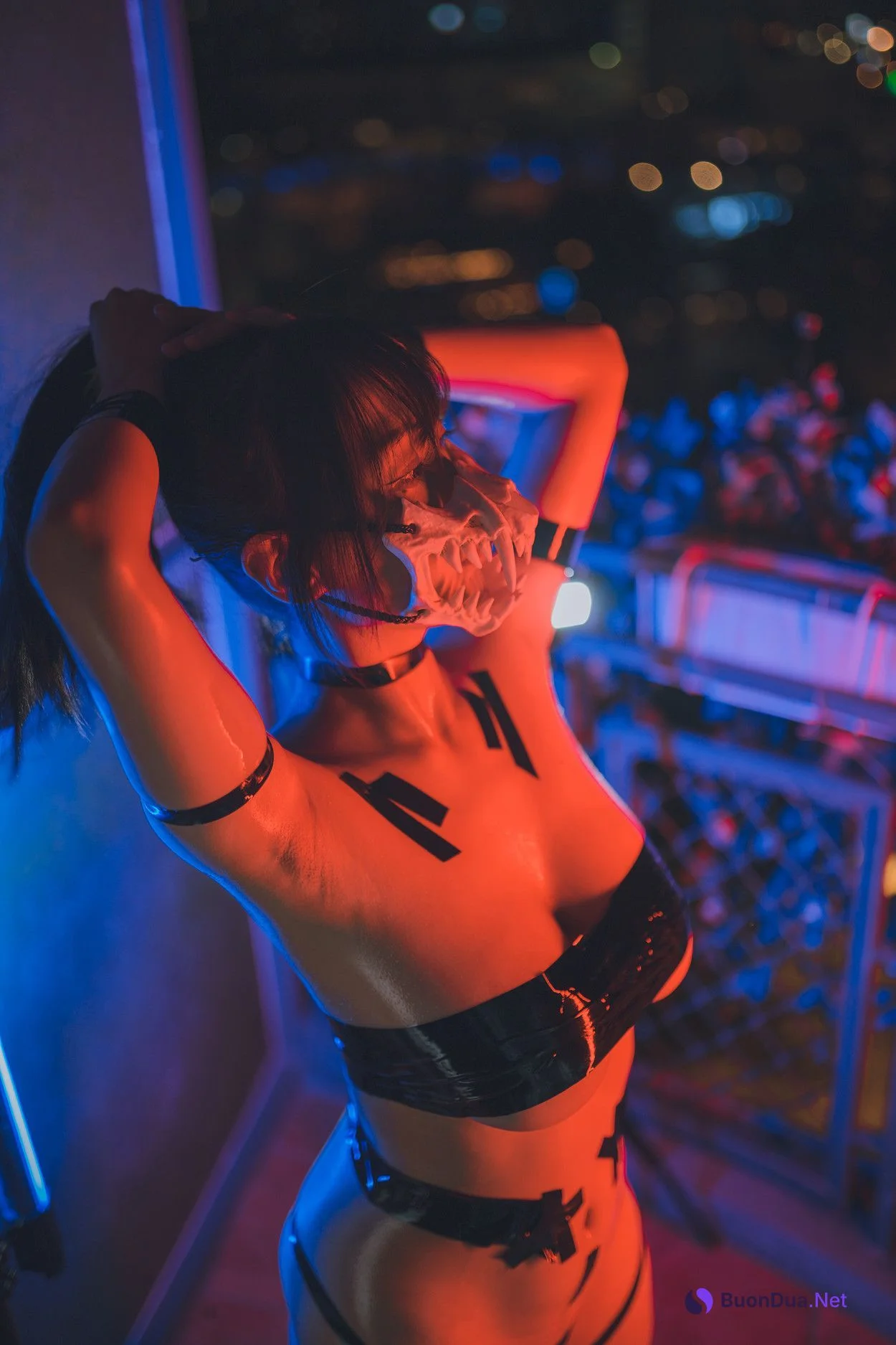 Cosplay 浅安安 黑胶带 - Photo 11