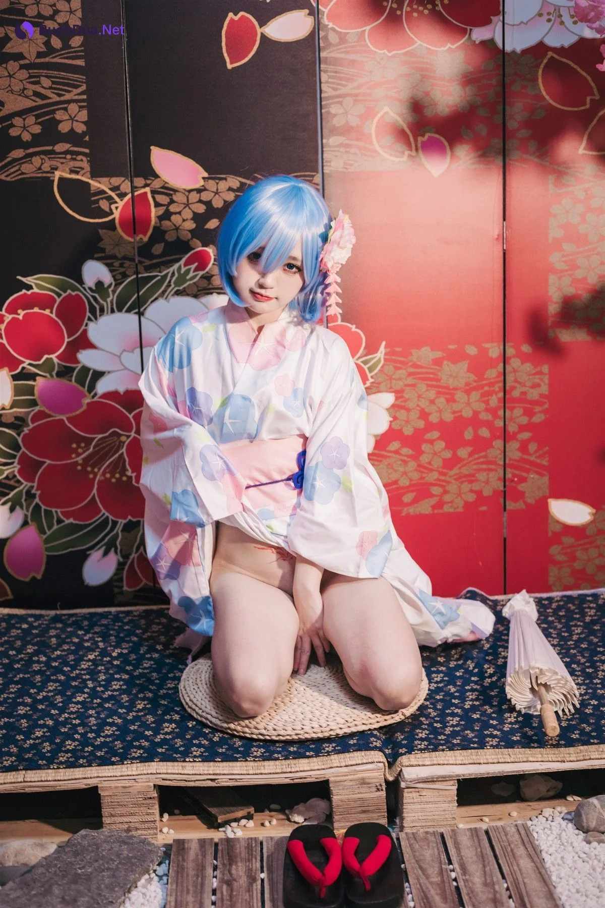 Cosplay 神沢永莉 蕾姆和风 - Photo 7