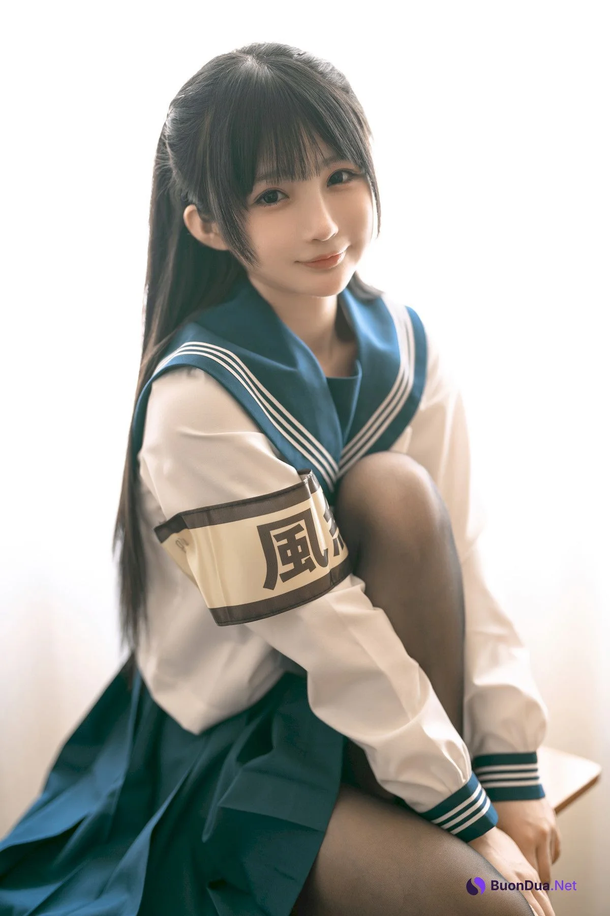 桜井宁宁 Cosplay 风纪委员 - Photo 13
