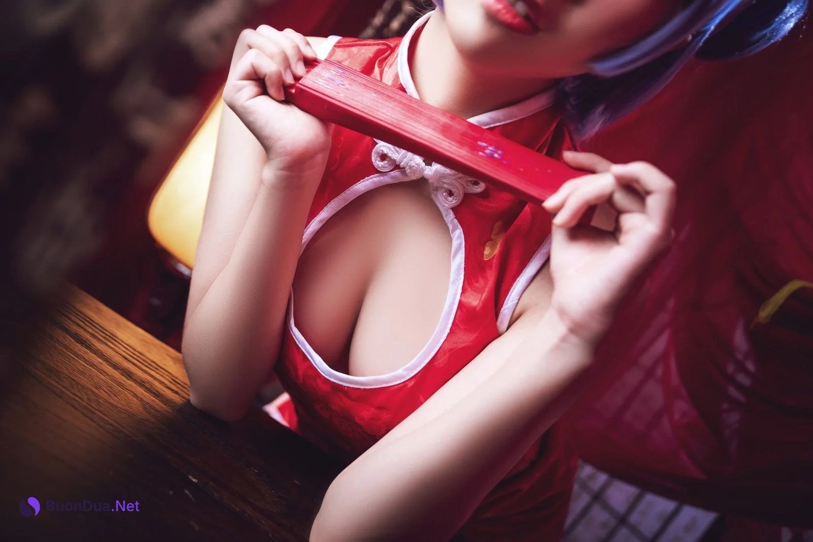 Cosplay 面饼仙儿 雷姆旗袍 - Photo 11